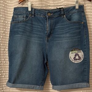 Women's Blue Denim Shorts